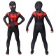 Spiderman Miles Morales Jumpsuit Into The Spider-Verse Cosplay Halloween Costumes Gifts