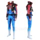 Deluxe Marvel Rivals Spider-Punk 2099 Spiderman Cosplay Costume with Coat Jumpsuit and Shoes