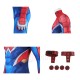 Deluxe Marvel Rivals Spider-Punk 2099 Spiderman Cosplay Costume with Coat Jumpsuit and Shoes