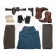 Star Wars Obi-Wan Kenobi Jedi Master Cosplay Costume Blue Suits