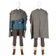 Star Wars Obi-Wan Kenobi Jedi Master Cosplay Costume Blue Suits