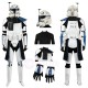 Star Wars The Clone Wars Captain Rex Cosplay Costume Full Halloween Outfit