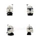 Star Wars The Clone Wars Captain Rex Cosplay Costume Full Halloween Outfit