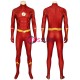 TF S6 Barry Allen Cosplay Costume Barry Allen 40D Polyester Jumpsuit