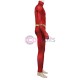 TF S8 Barry Allen Cosplay Suits With Gold Boots