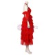 Girls Harley Red Dress The Suicide Squad Cosplay Costume