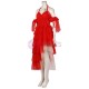 Girls Harley Red Dress The Suicide Squad Cosplay Costume
