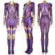 Titans Season 3 Starfire Purple Cosplay Costume