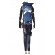 Valorant Fade Leather Blue Halloween Cosplay Outfits