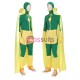 Vision Green Cosplay Costumes Wanda Vision Cosplay Suit