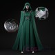 Avengers: Doomsday Latverian Witches Cosplay Costume Latverian Green Suit - C26206