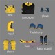 James Howlett Cosplay Costumes Wolverine Suit Top Level
