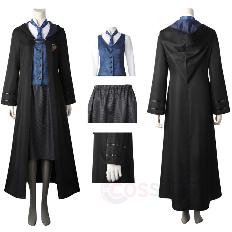 Hogwarts Legacy Cosplay Costumes Ravenclaw School Uniform - CosSuits