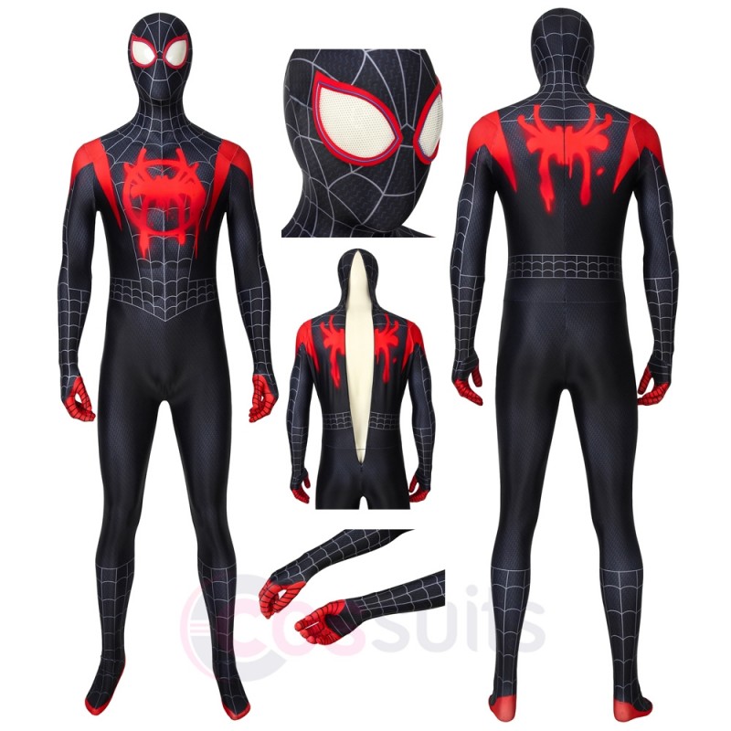 Into the Spider-verse Cosplay Miles Morales Costume 