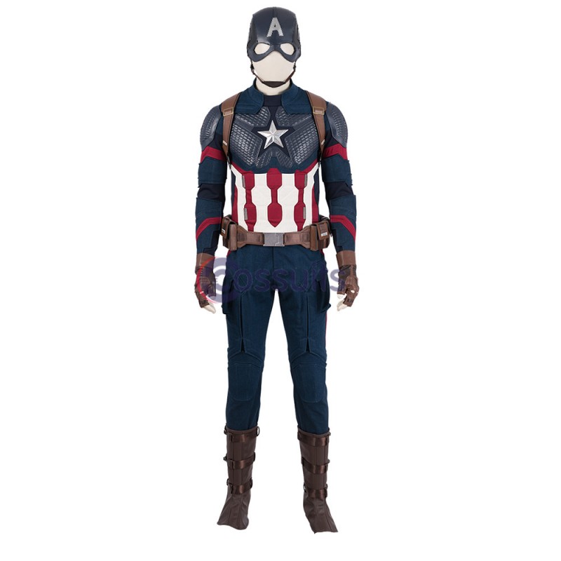 Avengers 4 Endgame Zentai Bodysuit Steven Rogers Costume Captain America Cosplay