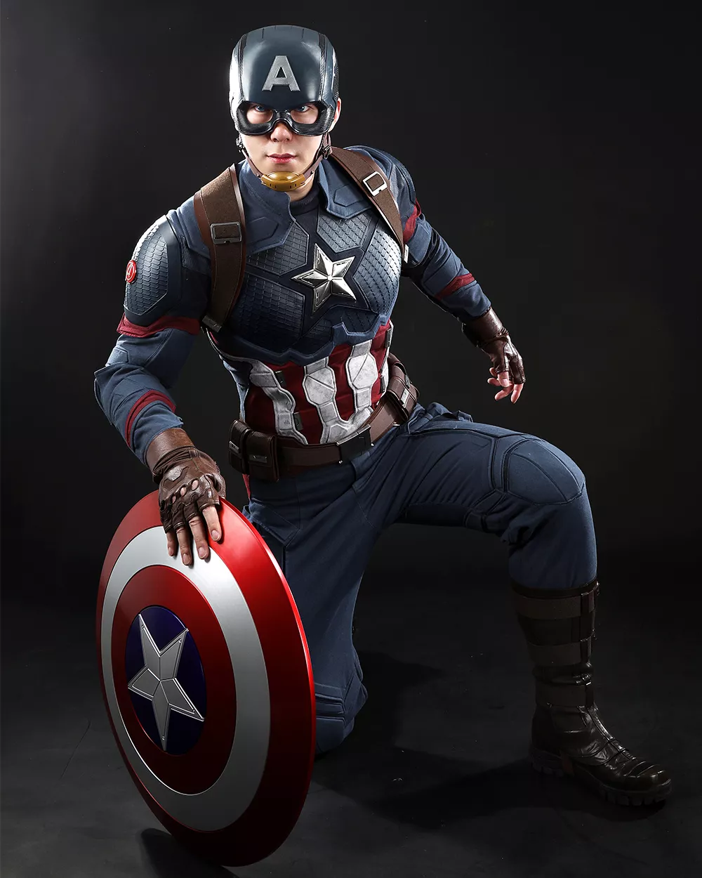 Captain America Steven Rogers Cosplay Costume Avengers 5 Costume