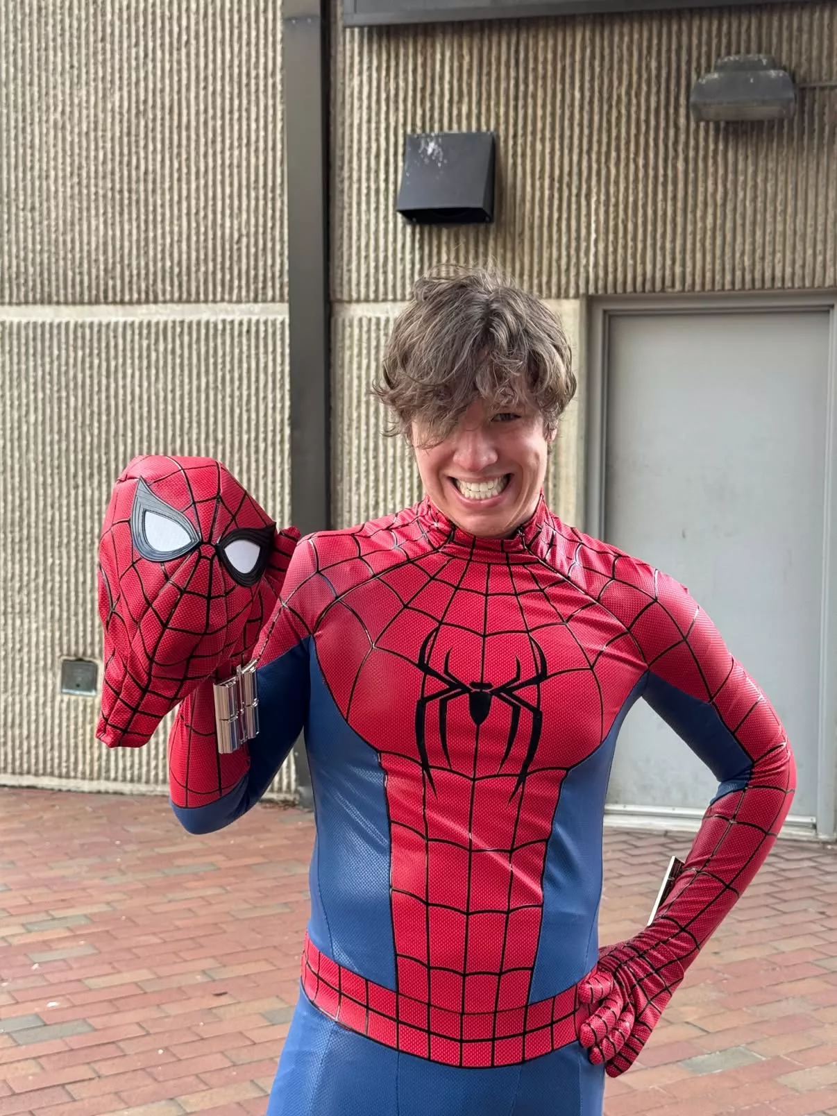 Spider-Man: Brand New Day Cosplay Costume Spiderman 4 Peter Parker Jumpsuit